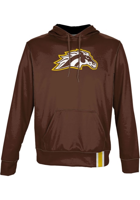 Mens Western Michigan Broncos Brown ProSphere Solid Hooded Sweatshirt