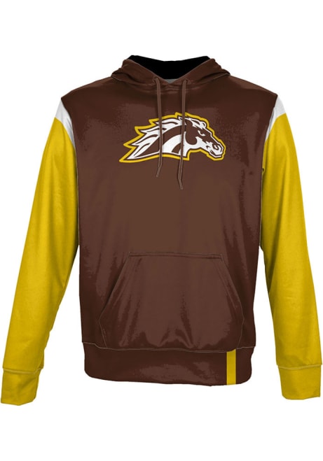 Mens Western Michigan Broncos Brown ProSphere Tailgate Hooded Sweatshirt