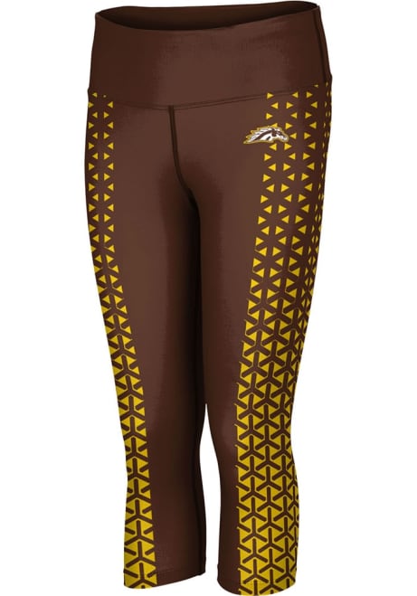 Womens Western Michigan Broncos Brown ProSphere Geometric Pants