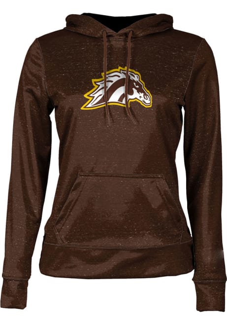 Womens Western Michigan Broncos Brown ProSphere Heather Hooded Sweatshirt