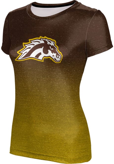 Western Michigan Broncos Brown ProSphere Ombre Short Sleeve T-Shirt