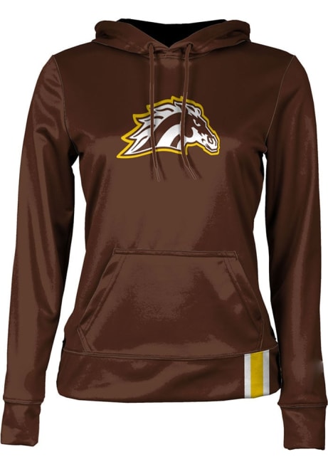 Womens Western Michigan Broncos Brown ProSphere Solid Hooded Sweatshirt