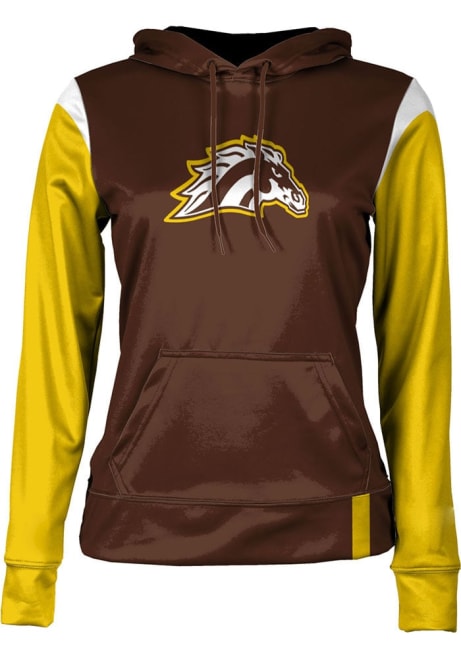 Womens Western Michigan Broncos Brown ProSphere Tailgate Hooded Sweatshirt