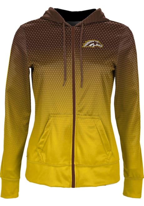 Womens Western Michigan Broncos Brown ProSphere Zoom Light Weight Jacket