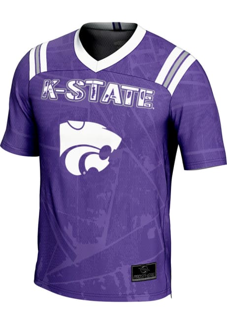 Mens K-State Wildcats Purple ProSphere Vigor Football Jersey