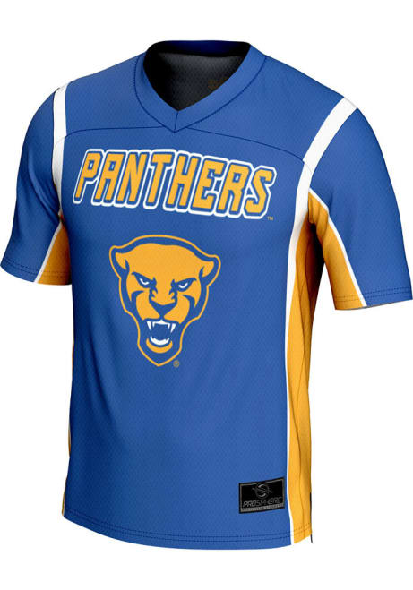 Mens Pitt Panthers Blue ProSphere Rival Football Jersey