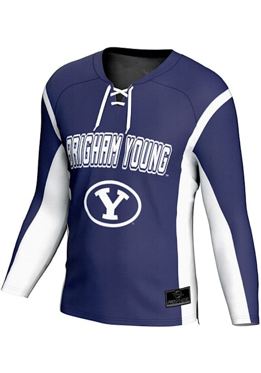 BYU Cougars Youth BLUE Rival Hockey Jersey 77675820