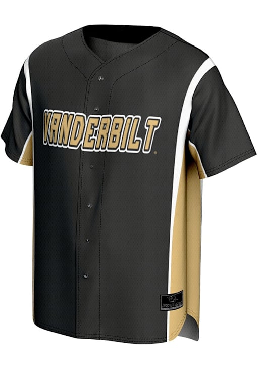 Vanderbilt Commodores Youth BLACK Rival Baseball Jersey 77675842