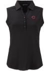 Main image for Cutter and Buck Cincinnati Reds Womens Black Forge Eco Polo Shirt