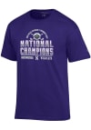 Main image for Northwestern Wildcats Purple Champion 2025 NCAA Womens Golf Champions Jersey Short Sleeve T Shirt