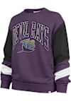 Main image for 47 Tampa Bay Rays Womens Purple Double Header Crew Sweatshirt