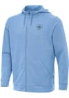 Main image for Antigua Coast Guard Mens Light Blue Effortless Long Sleeve Full Zip Jacket