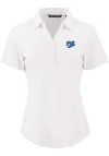Main image for Womens Pitt Panthers White Cutter and Buck Vault Forge Eco Polo Short Sleeve Polo Shirt