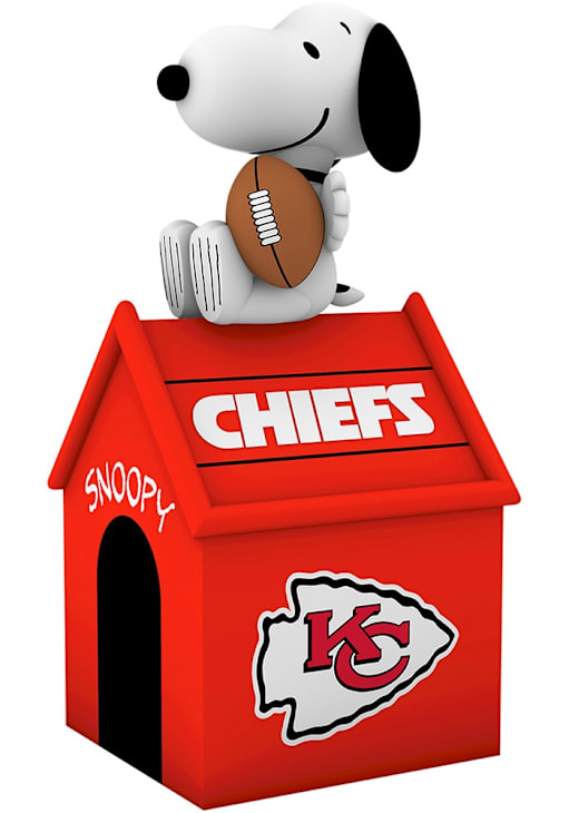 Kansas City Chiefs Red Outdoor Inflatable Snoopy Doghouse