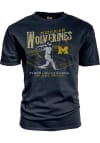 Main image for Michigan Wolverines Big Ten Baseball Short Sleeve T Shirt - Navy Blue