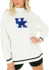 Main image for Gameday Couture Kentucky Wildcats Womens White This Is It Mock Neck Crew Sweatshirt