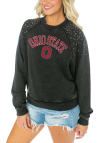 Main image for Womens Ohio State Buckeyes Charcoal Gameday Couture Dont Blink Vintage Stud Crew Sweatshirt