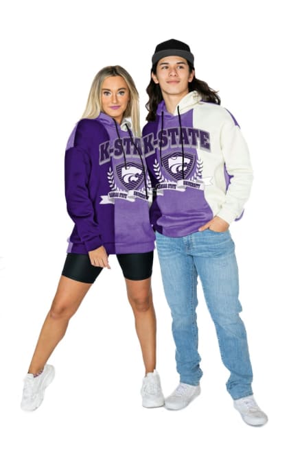 Womens K-State Wildcats Purple Gameday Couture Hall of Fame Hooded Sweatshirt