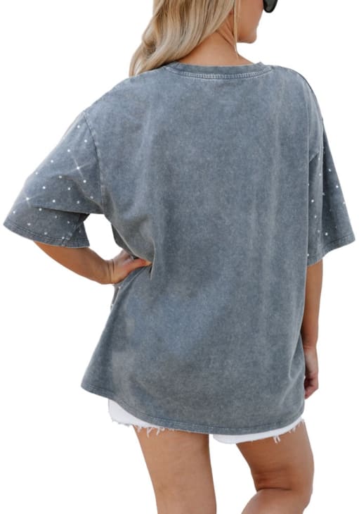 Gameday Couture LSU Tigers Womens Grey On the Ball Short Sleeve T-Shirt