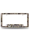 Main image for White Iowa Hawkeyes Camo Mossy Oak All Over Chrome License Plate Frame