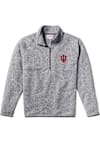 Main image for Mens Grey Indiana Hoosiers Saranac Qtr Zip Pullover