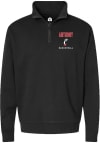 Main image for CJ Anthony Mens Rally Black Cincinnati Bearcats NIL Embroidered Qtr Zip Pullover