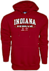 Main image for Mens Indiana Hoosiers Crimson Blue 84 2026 Rose Bowl Game Twill Hooded Sweatshirt