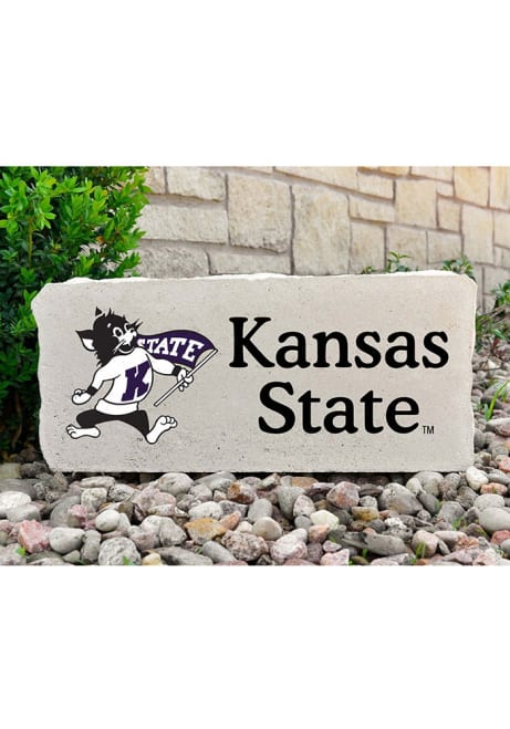 Grey K-State Wildcats Kansas State 16x7 Rock