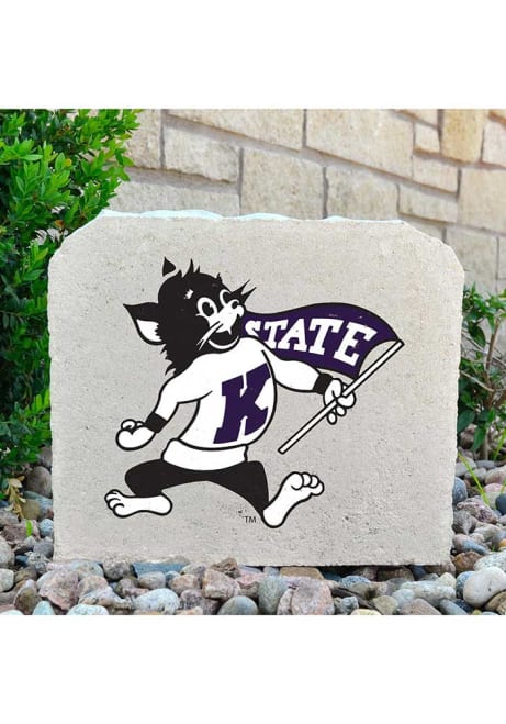 Grey K-State Wildcats State Willie 11x9 Rock