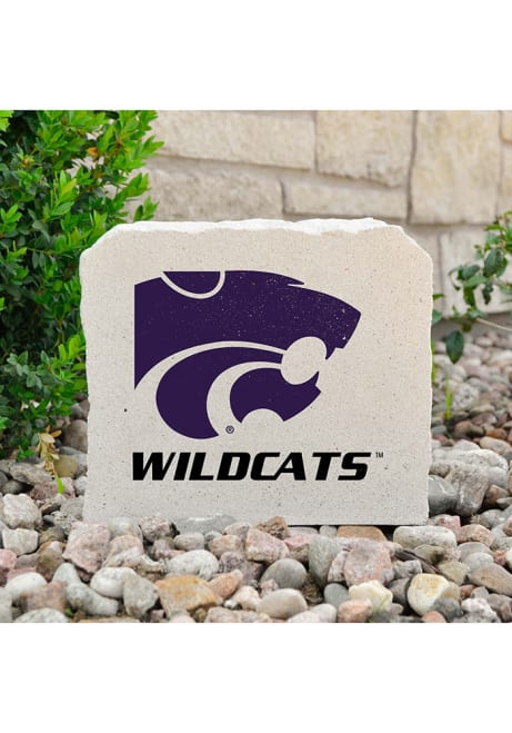 Grey K-State Wildcats Powercat Wildcats 8x7 Rock