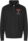 Main image for Sydney Waiters Mens Rally Black Cincinnati Bearcats NIL Embroidered Qtr Zip Pullover
