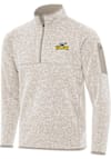 Main image for Mens Toledo Rockets Oatmeal Antigua Fortune Qtr Zip Pullover