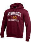 Main image for Mens Minnesota Golden Gophers Maroon Champion Big Ten Powerblend Hooded Sweatshirt