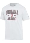 Main image for Indiana Hoosiers White Champion Est Alumni Jersey Short Sleeve T Shirt