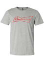 Budweiser St Louis Grey Logo Short Sleeve T Shirt