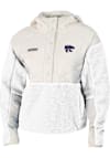 Main image for Womens K-State Wildcats White Columbia Cloud Point Fleece Light Weight Jacket