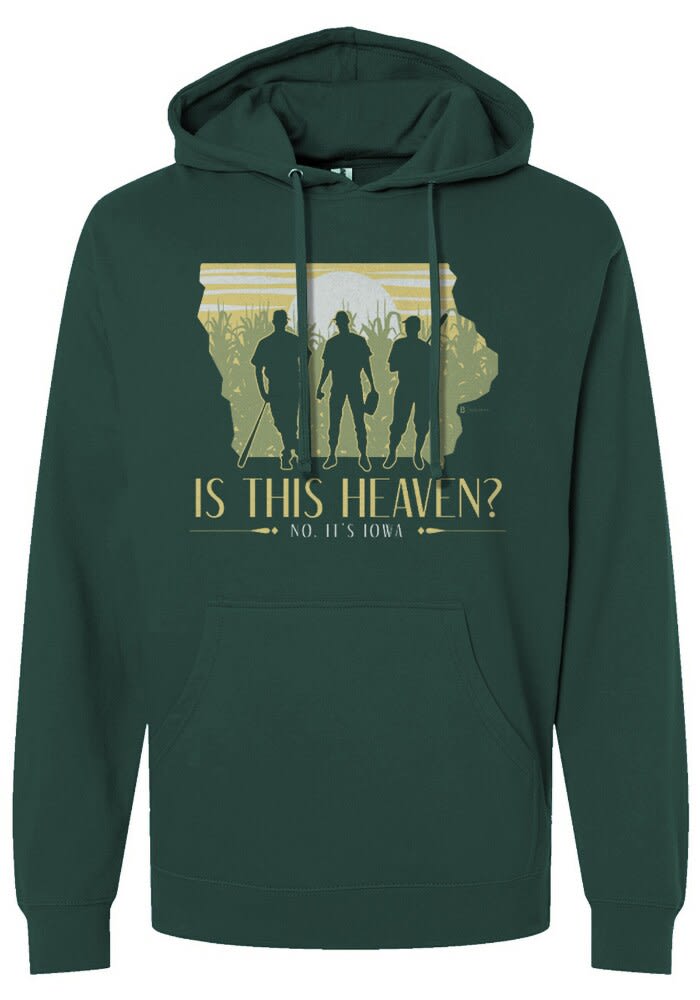 Bozz Prints Iowa Mens FOREST Is This Heaven Hoodie - 801545393