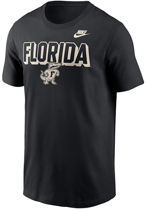 Nike Florida Gators BLACK Cotton Short Sleeve T Shirt 80274265