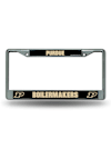 Main image for Silver Purdue Boilermakers Decal Chrome License Plate Frame