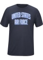 Air Force Stacked T Shirt - Navy Blue