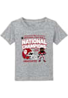 Main image for Toddler Indiana Hoosiers Grey Summit Sportswear 2025 College Football National Champions Helmet Vi..