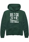 Main image for Mens Big Ten Green Rally Football Arch Hooded Sweatshirt