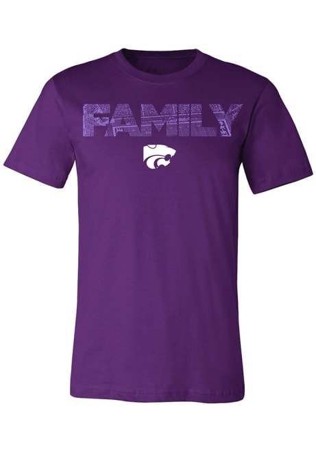 K-State Wildcats Family Short Sleeve T Shirt - Purple