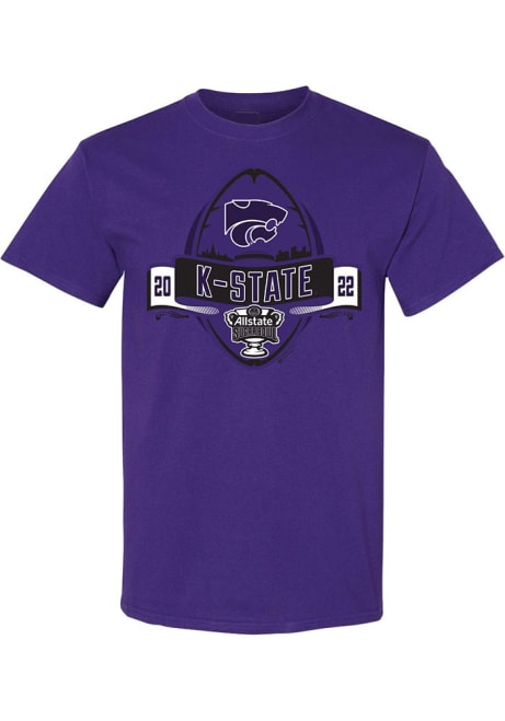K-State Wildcats 2022 Sugar Bowl Bound Short Sleeve T Shirt - Purple