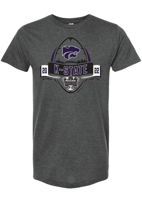 Black K-State Wildcats 2022 Sugar Bowl Bound Short Sleeve Fashion T Shirt