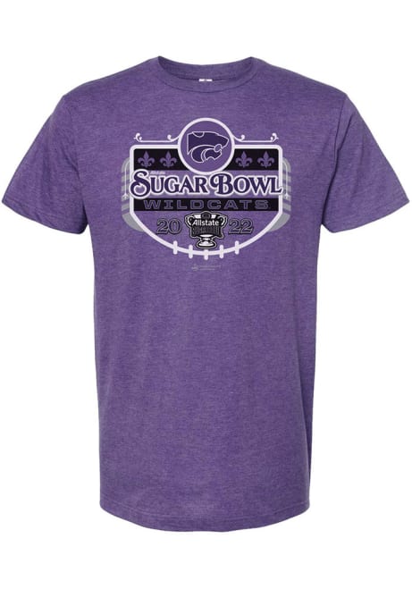 Purple K-State Wildcats 2022 Sugar Bowl Bound Short Sleeve Fashion T Shirt