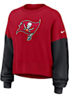 Main image for Nike Tampa Bay Buccaneers Womens Red Bold Play Crew Sweatshirt