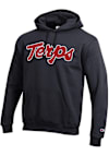 Main image for Mens Maryland Terrapins Black Champion Embroidered Terps Script Hooded Sweatshirt