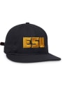 Emporia State Hornets Vintage Flatbill Adjustable Hat - Black