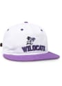 K-State Wildcats Nineties Nod 5 Panel Adjustable Hat - White